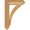 Ekena Millwork Thorton Arts & Crafts Rough Sawn Bracket, Western Red Cedar, 4"W x 18"D x 26"H BKT04X18X26THR03RWR - alternate 3